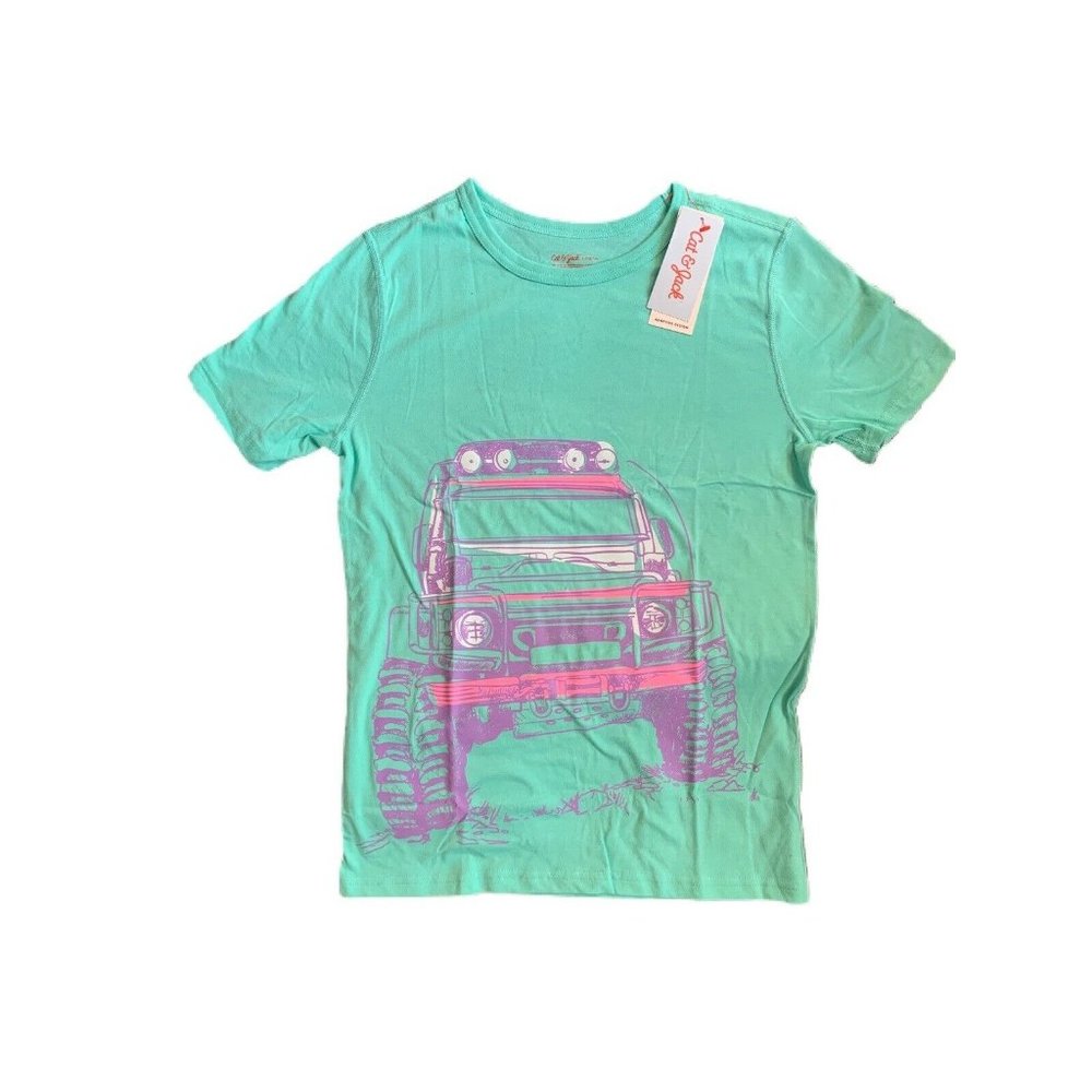 NWT Teal Truck Boys T-Shirt 12/14